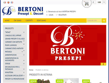 Tablet Screenshot of bertonipresepi.it